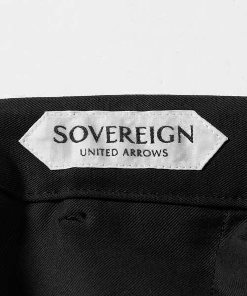 SOVEREIGN（ソブリン） スラックス ウール ギャバジン ハーフギャザー