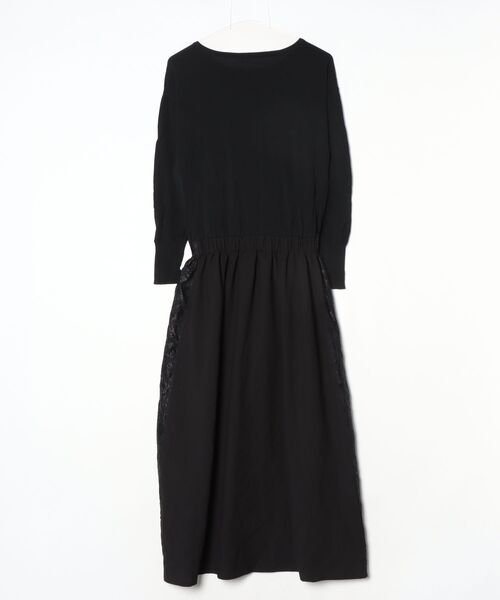 「AZUL ENCANTO」 ドッキングワンピース MEDIUM ブラック レディース_画像2