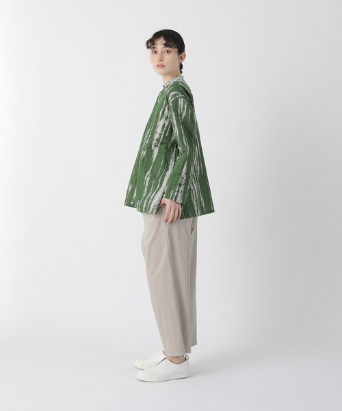 「Plantation」 長袖ブラウス M size グレー レディース_画像7