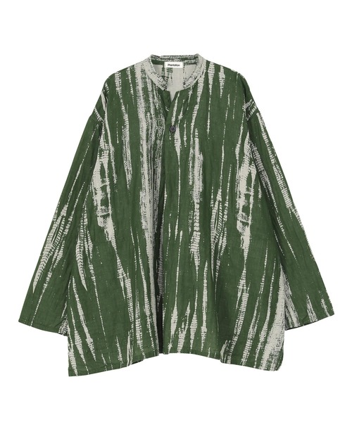 「Plantation」 長袖ブラウス M size グレー レディース_画像9