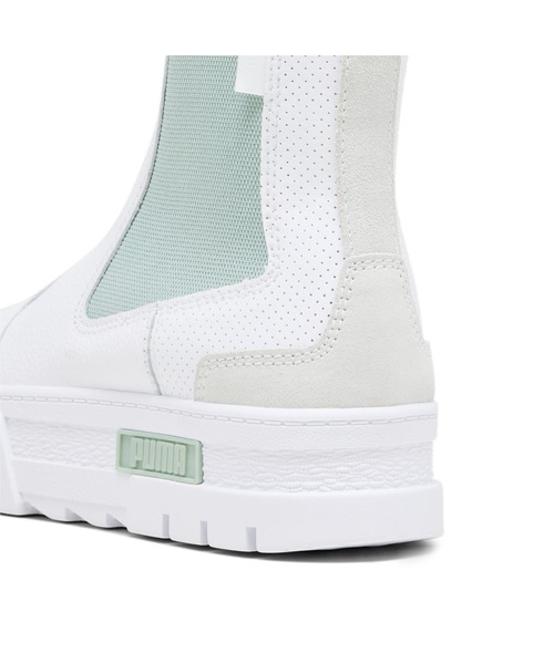 「PUMA」 ショートブーツ 22.0cm オフホワイト レディース_画像7