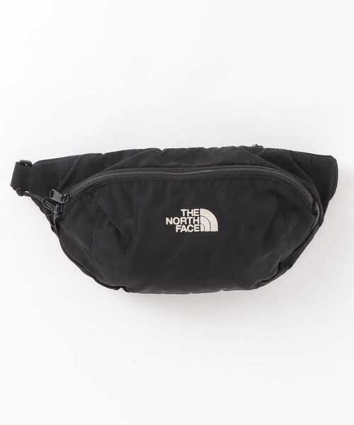 THE NORTH FACE(ザ ノースフェイス) 刺繍ウエストバッグ - ブラック THE NORTH FACE(ザ ノースフェイス) 刺繍ウエストバッグ - ブラック