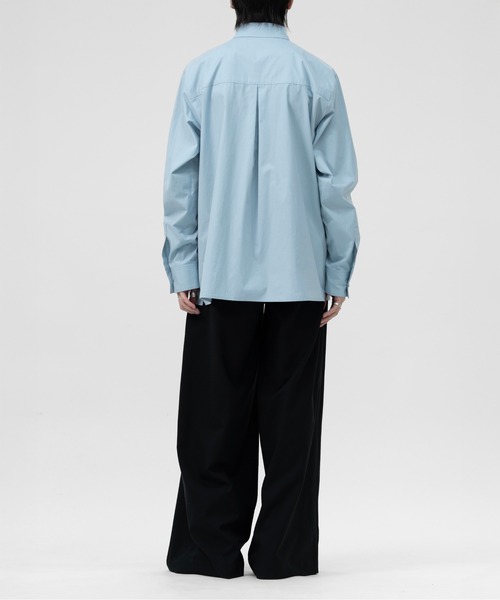 「LAPIIS」 長袖シャツ MEDIUM ネイビー メンズ_画像4