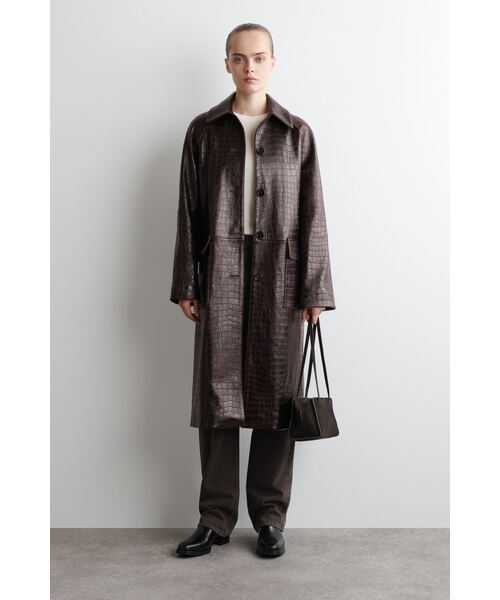 「COS」 トートバッグ ONE SIZE ブラウン レディース_画像2