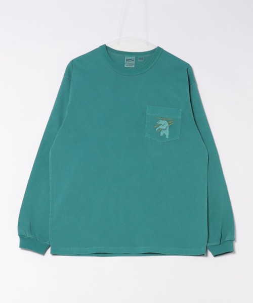 HOUSTON（ヒューストン） tシャツ ピグメント USコットン ロンT(ALASKA