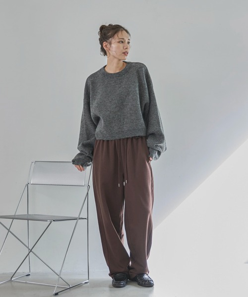 「feepur」 長袖ニット MEDIUM ブラウン レディース_画像3