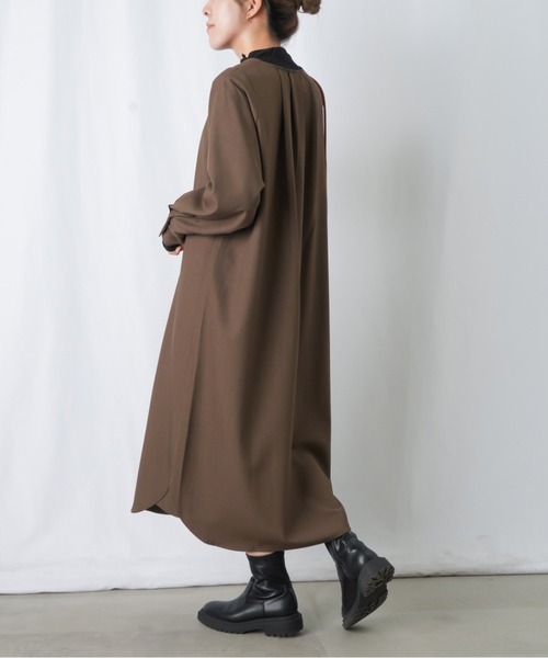 「LUCA/LADY LUCK LUCA」 長袖ワンピース FREE オレンジ レディース_画像3