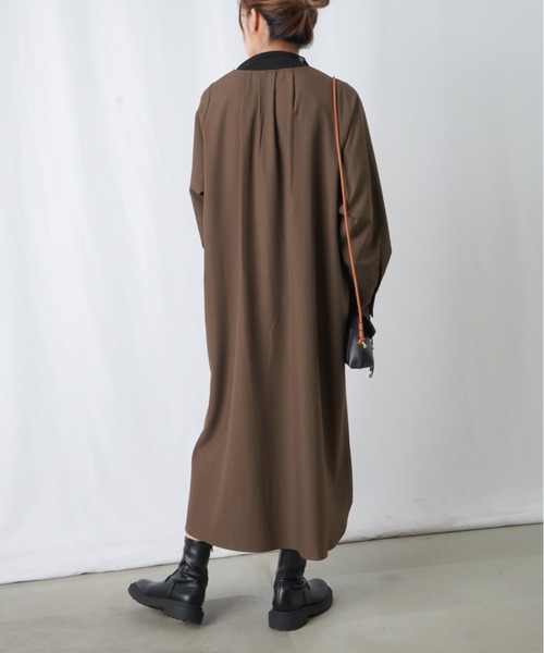 「LUCA/LADY LUCK LUCA」 長袖ワンピース FREE オレンジ レディース_画像4