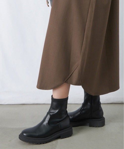 「LUCA/LADY LUCK LUCA」 長袖ワンピース FREE オレンジ レディース_画像7