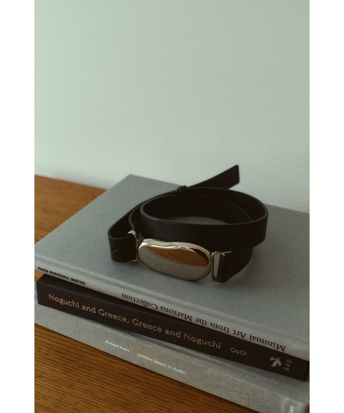 RIM.ARK ベルト 入学式 卒業式 Brass motif thin belt ブラス モチーフ