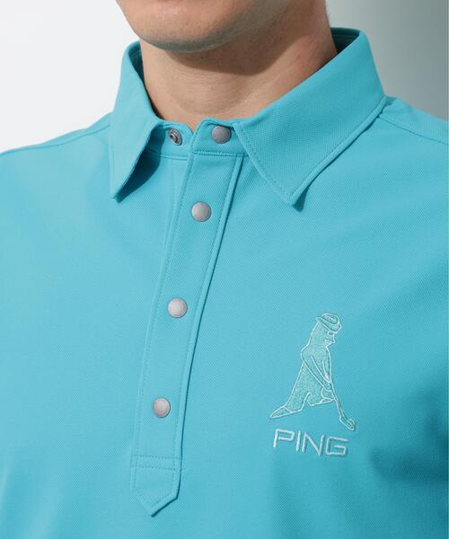 ♦最終値下♦ PING ピン 50周年記念 ポロシャツ L 欧米限定 半袖 PING（ピン） ポロシャツ 半袖 「PING APPAREL」レイブロックMr.PING