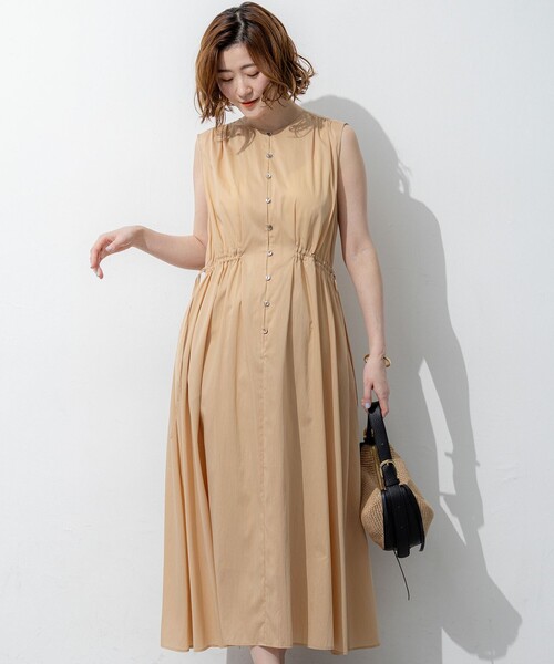 23区（ニジュウサンク） ワンピース シルキーライトクロス フレア