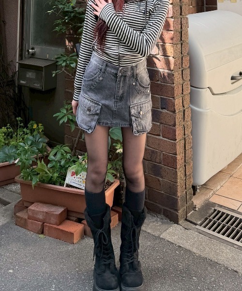 MUCENT ムセント スカート SKIRT MUCENT（ムセント） デニムスカート : ZOZOTOWN Yahoo!店 - 通販
