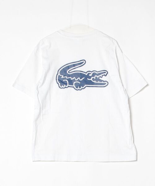 「LACOSTE」 半袖Tシャツ 4 ホワイト メンズ_画像2