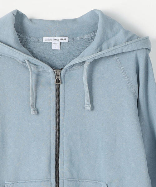 「JAMES PERSE」 ジップアップパーカー 0 ブルー レディース_画像3
