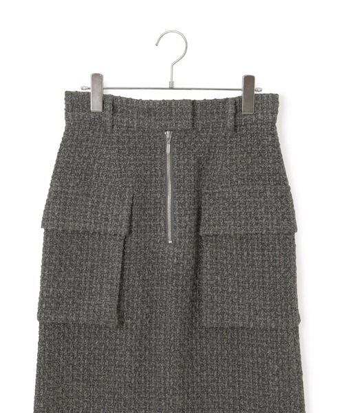「ADAM ET ROPE'」 スカート 36 チャコールグレー レディースの画像