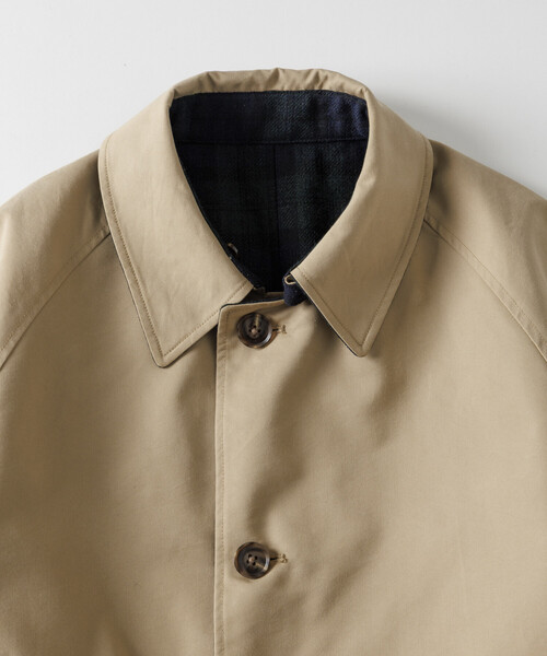 「FREAK'S STORE」 ステンカラーコート MEDIUM ベージュ メンズの画像