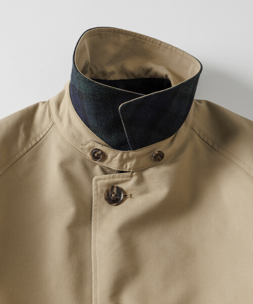 「FREAK'S STORE」 ステンカラーコート MEDIUM ベージュ メンズの画像