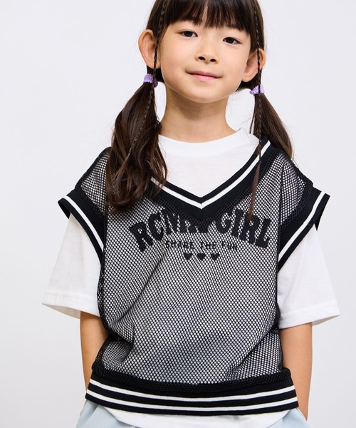 RICH MIX（リッチミックス） tシャツ メッシュベストロゴアンサンブル