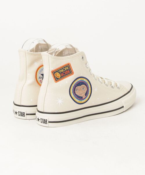 「CONVERSE」 ハイカットスニーカー「E.T.コラボ」 27.5cm ベージュ メンズの画像