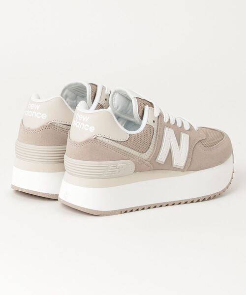 「New Balance」 シューズ 22.5cm ライトブラウン レディース