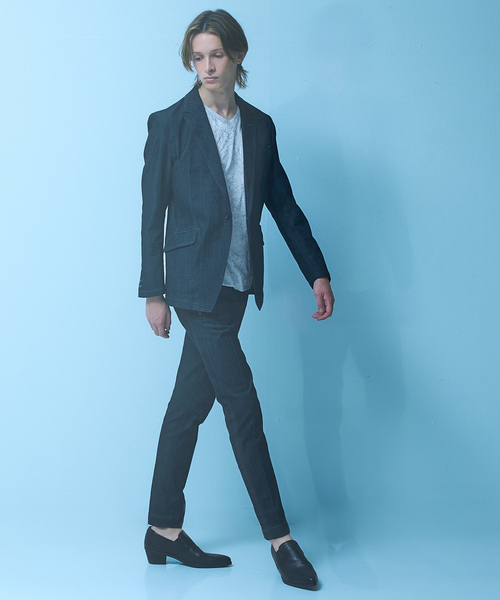 5351 POUR LES HOMMES スキニーデニムパンツ 44 ブラック メンズ