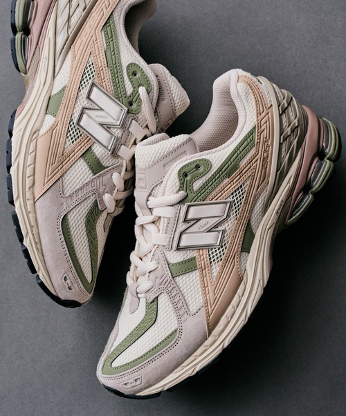 「New Balance」 ローカットスニーカー 25.5cm ライトベージュ レディース_画像9