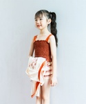 水着 「SWIM」ガールズセットアップ キッズ...の詳細画像4
