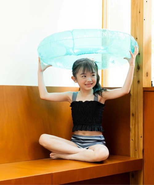 petit main and D. 水着 「SWIM」ガールズセットアップ キッズ 子供