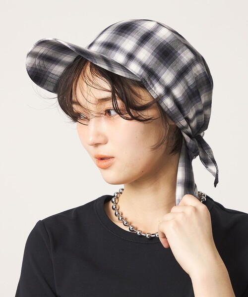 CITEN（シテン） キャップ 帽子 「CITEN」チェックスカーフキャップ