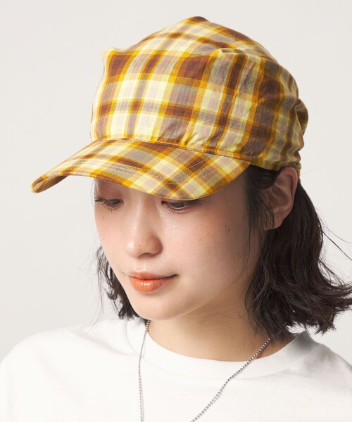 CITEN（シテン） キャップ 帽子 「CITEN」チェックスカーフキャップ