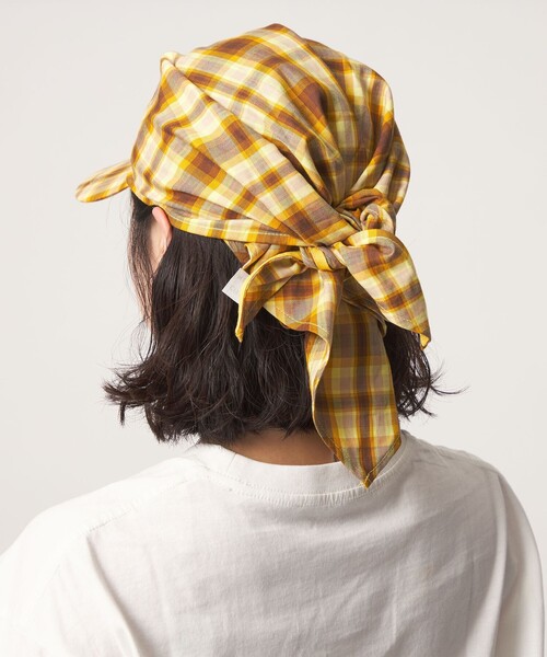 CITEN（シテン） キャップ 帽子 「CITEN」チェックスカーフキャップ