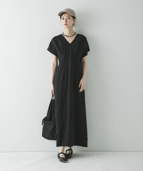 Rene リネン　ワンピース　ドレス　36 URBAN RESEARCH（アーバンリサーチ） ワンピース 半袖 フレンチ