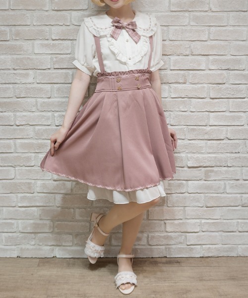 axes femme POETIQUE スカート サス付きバックフリルSK : ZOZOTOWN