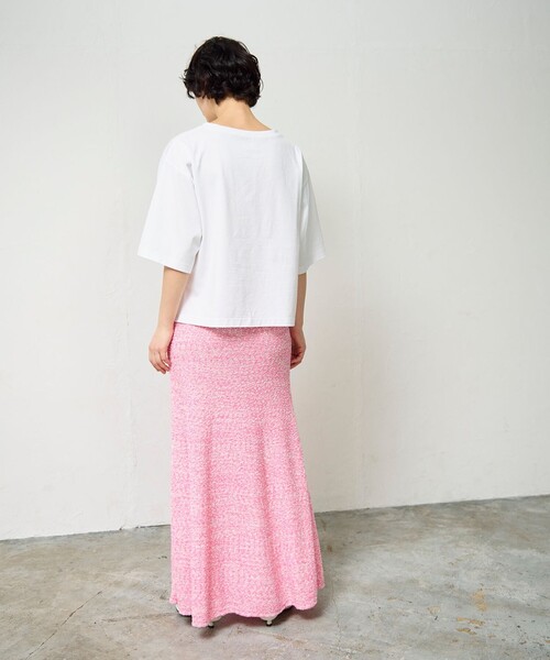「GRACE CONTINENTAL」 半袖Tシャツ 36 ホワイト レディース_画像6