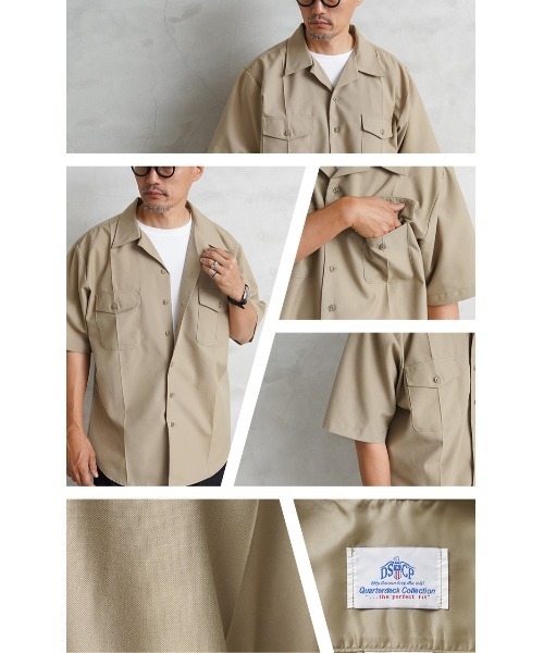 DSCP ミリタリーシャツ 半袖 米軍 ウール混 レア MILITARY（ミリタリー） シャツ 半袖 実物 新品 デッドストック 米軍
