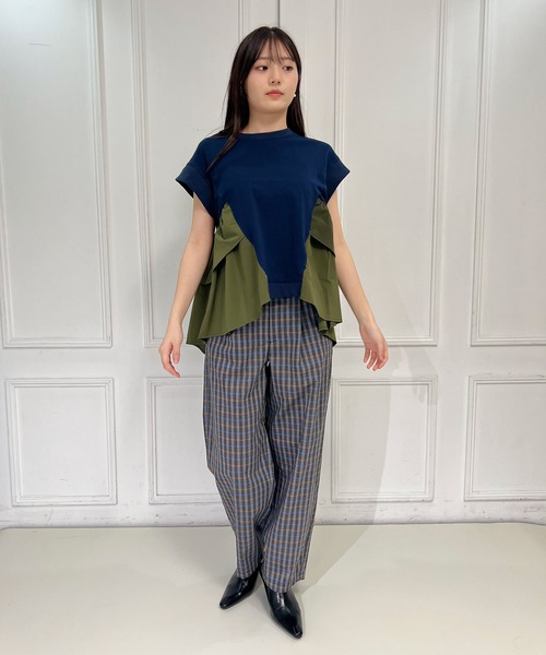 「AVIE」 カーゴパンツ 38 チャコールグレー レディース_画像4