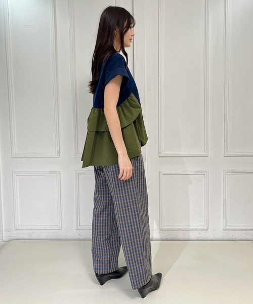 「AVIE」 カーゴパンツ 38 チャコールグレー レディース_画像6