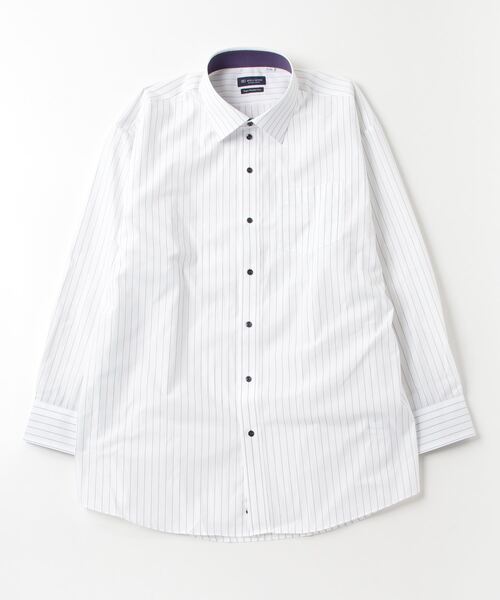 「TOKYO SHIRTS」 長袖シャツ - パープル メンズ_画像2