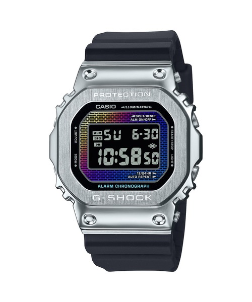CASIO G-SHOCK デジタル腕時計 ブラック/シルバー G-SHOCK 「G-SHOCK」 デジタル腕時計 FREE ブラック×シルバー メンズ