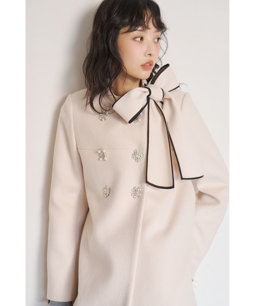 LILY BROWN アイボリー ピーコート LILY BROWN（リリーブラウン） ピーコート pコート 「L.B CANDY STOCK