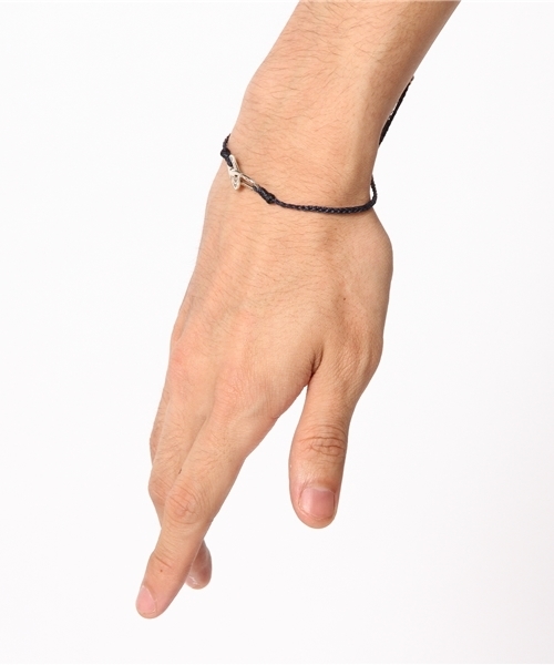 【 】Braided l Bracelet ブレスレット amp japan ブレスレット Braid Waxed Cord Bracelet -Puzzle
