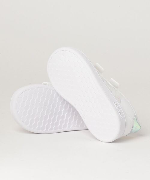 スニーカー adidas/アディダス GRANDCOURT I グランドコート インファント ベルクロ ホログラム キラキラ FW1276|ZOZOTOWN |02