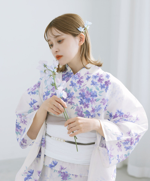 Dita（ディータ） ゆかた 浴衣 1人で着られる浴衣5点セット 和歌山染工