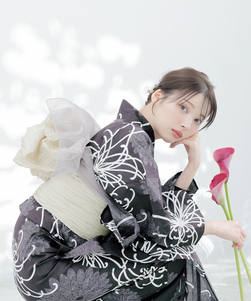 Dita（ディータ） ゆかた 浴衣 1人で着られる浴衣5点セット 和歌山染工