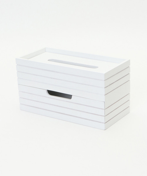LBC（エルビーシー） 収納 「ZOZO限定」WOOD ティッシュケース 収納