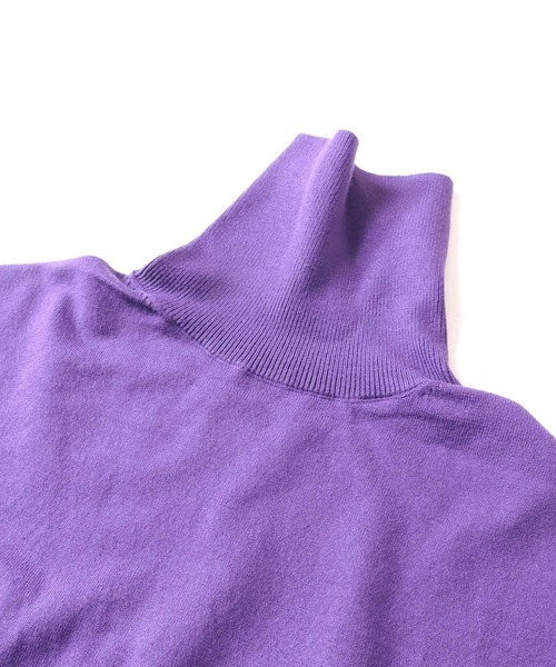 ニット セーター Sugar Rose / high neck back gather pull(ハイネックバックギャザープルオーバー) レディース DRESSLAVE ニット セーター Sugar Rose / high neck back gather