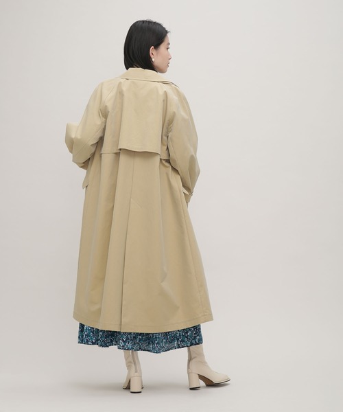 NANO universe ステンカラーコート コート LB.03/オーバーシルエット