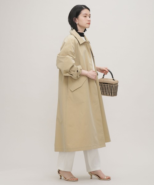 NANO universe ステンカラーコート コート LB.03/オーバーシルエット