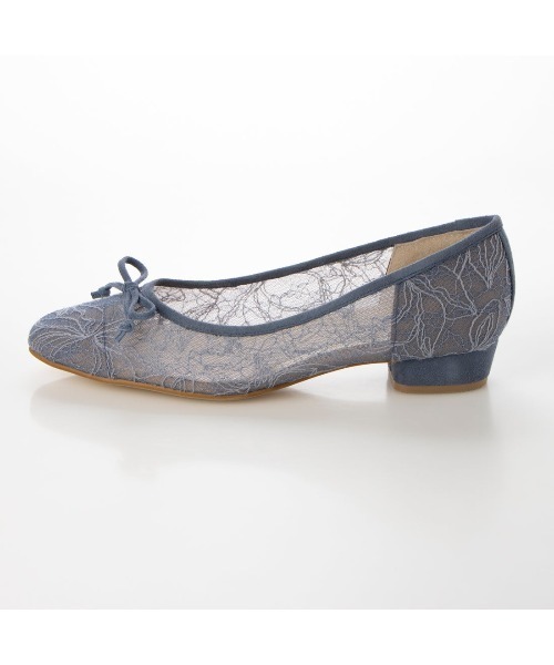 ［新品] RIZ Comfort バレエ Riz raffinee バレエシューズ パンプス リボン付きレース